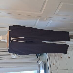 Vuori Womens Ripstop Hiking/ Climbing/Activewear Dark Grey Cotton Pants Zip S-LG